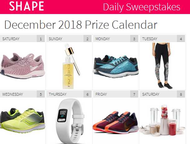 Shape Daily Sweepstakes