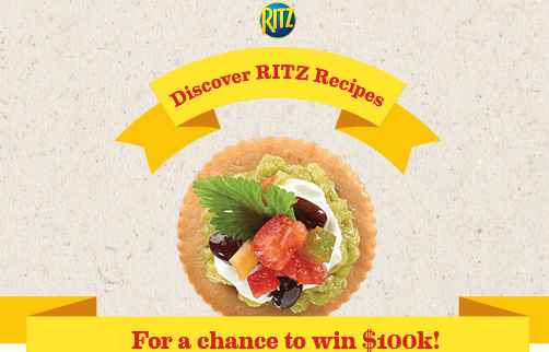 Top Your RITZ Scan Sweepstakes