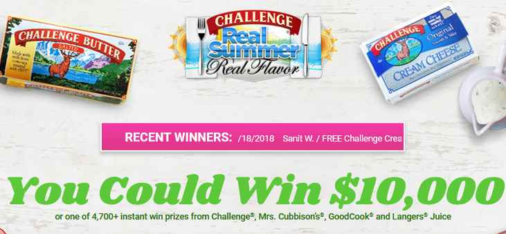 Challenge Butter Real Summer, Real Flavor Sweepstakes