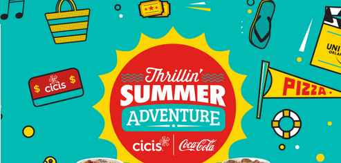 Coca-Cola Cicis Thrillin’ Summer Sweepstakes