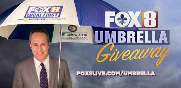 Fox 8 Live Umbrella Giveaway