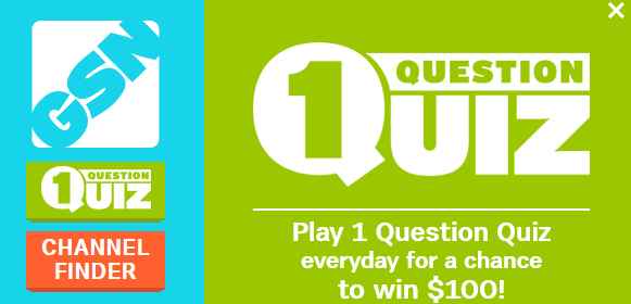 GSN 1QQ Sweepstakes