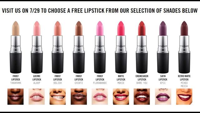 Mac Lipstick Giveaway