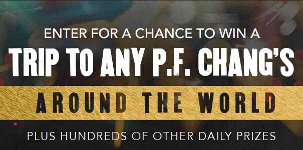 P.F. Chang’s 25th Birthday Sweepstakes