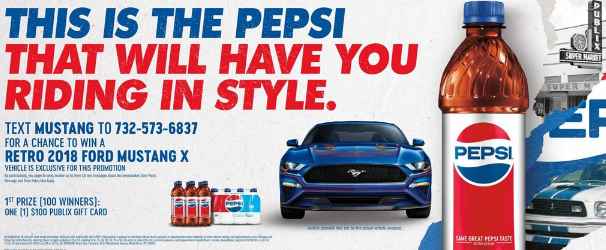 Pepsi Mustang Sweepstakes