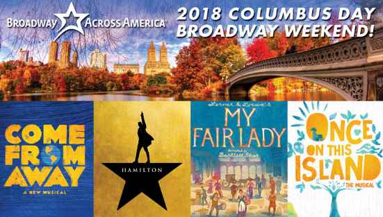 Siriusxm Columbus Day Broadway Weekend Sweepstakes