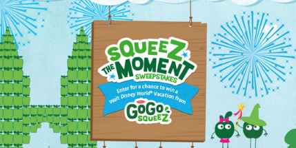 GoGo squeeZ squeeZ the Moment Sweepstakes
