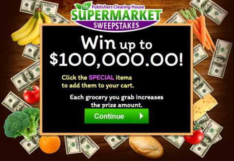 Publishers Clearing House Supermarket Sweepstakes