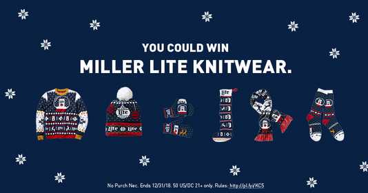Miller Lite Holiday Instant Win Game