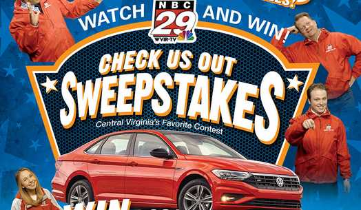 NBC29 Check Us Out Sweepstakes 2019