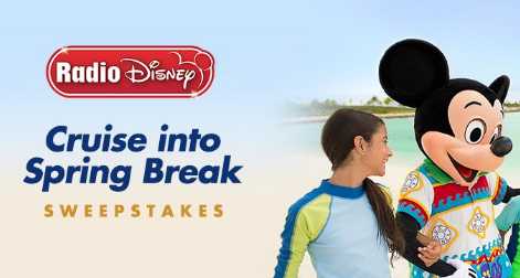 Radio Disney Cruise Into Spring Break Sweepstakes