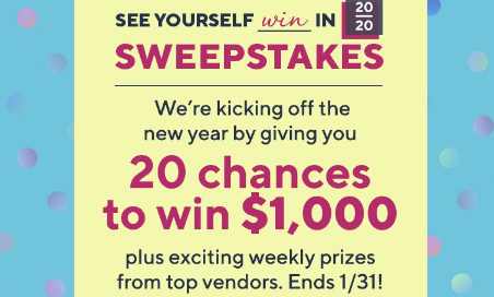 QVC See Yourself Win in 2020 Sweepstakes