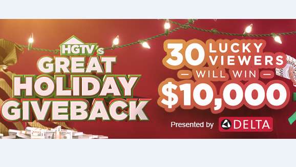 HGTV Great Holiday Giveback Sweepstakes Code Word