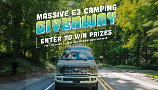 E3 Camping Giveaway 2021