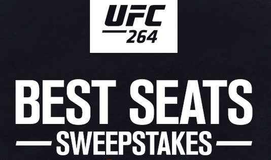 UFC 264 Best Seats Sweepstakes 2021