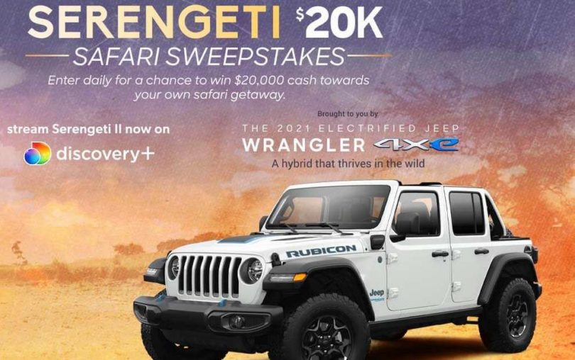 Discovery Serengeti $20K Sweepstakes