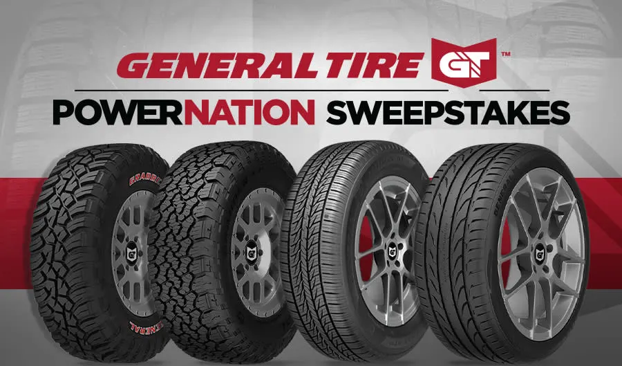 General Tire POWERNATION Sweepstakes 2021