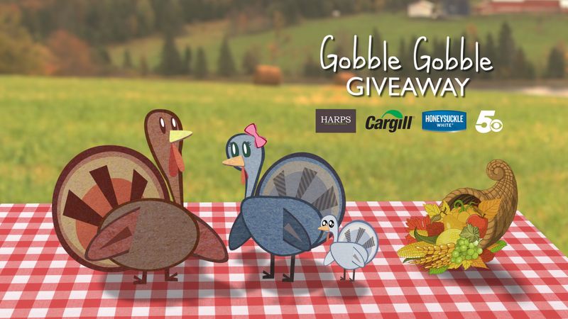 5 News Gobble Gobble Giveaway contest 2021