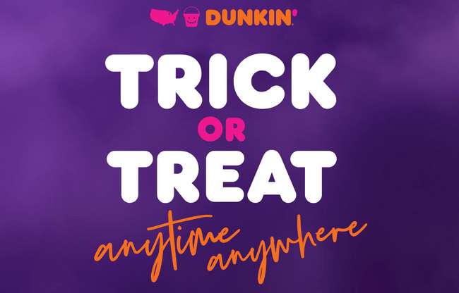 Dunkin' Halloween Sweepstakes 2021