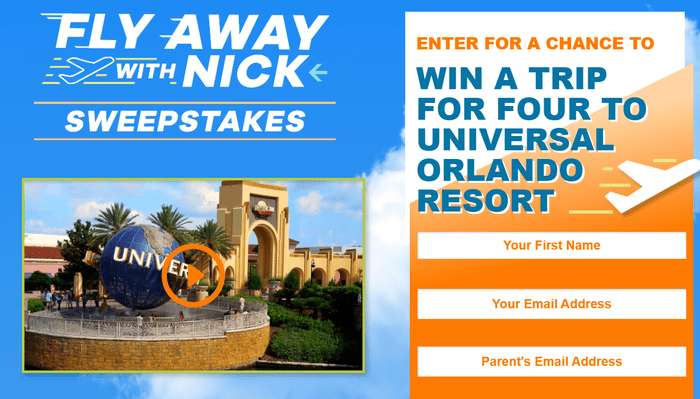 Fly Away with Nick Sweepstakes 2021