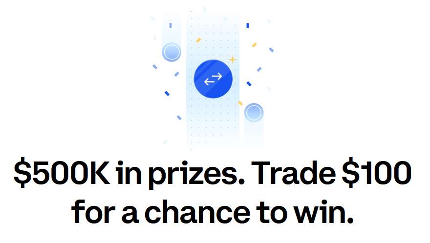 Coinbase $500K Giveaway Sweepstakes 2021