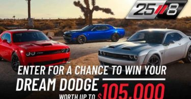 Dodge 25/8 Giveaway 2021