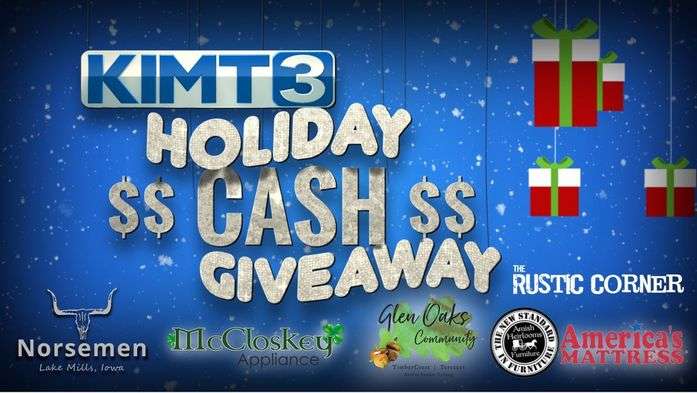 KIMT Holiday Cash Giveaway 2021