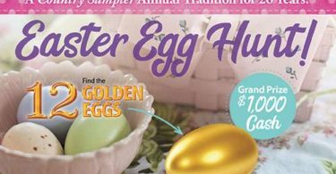 Country Sampler Easter Egg Hunt Sweepstakes 2022