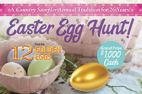 Country Sampler Easter Egg Hunt Sweepstakes 2022