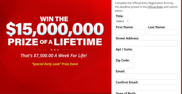 PCH $7500 A Week For Life Sweepstakes 2022