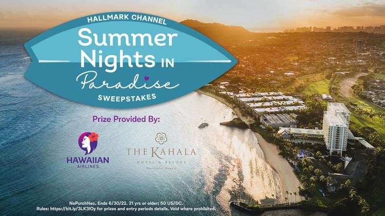 Hallmark Channel Hawaii Sweepstakes Contest 2022