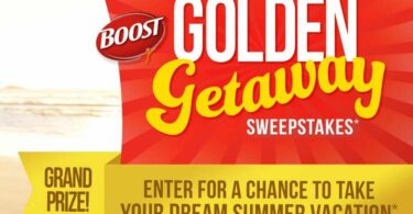 BOOST Golden Getaway Sweepstakes