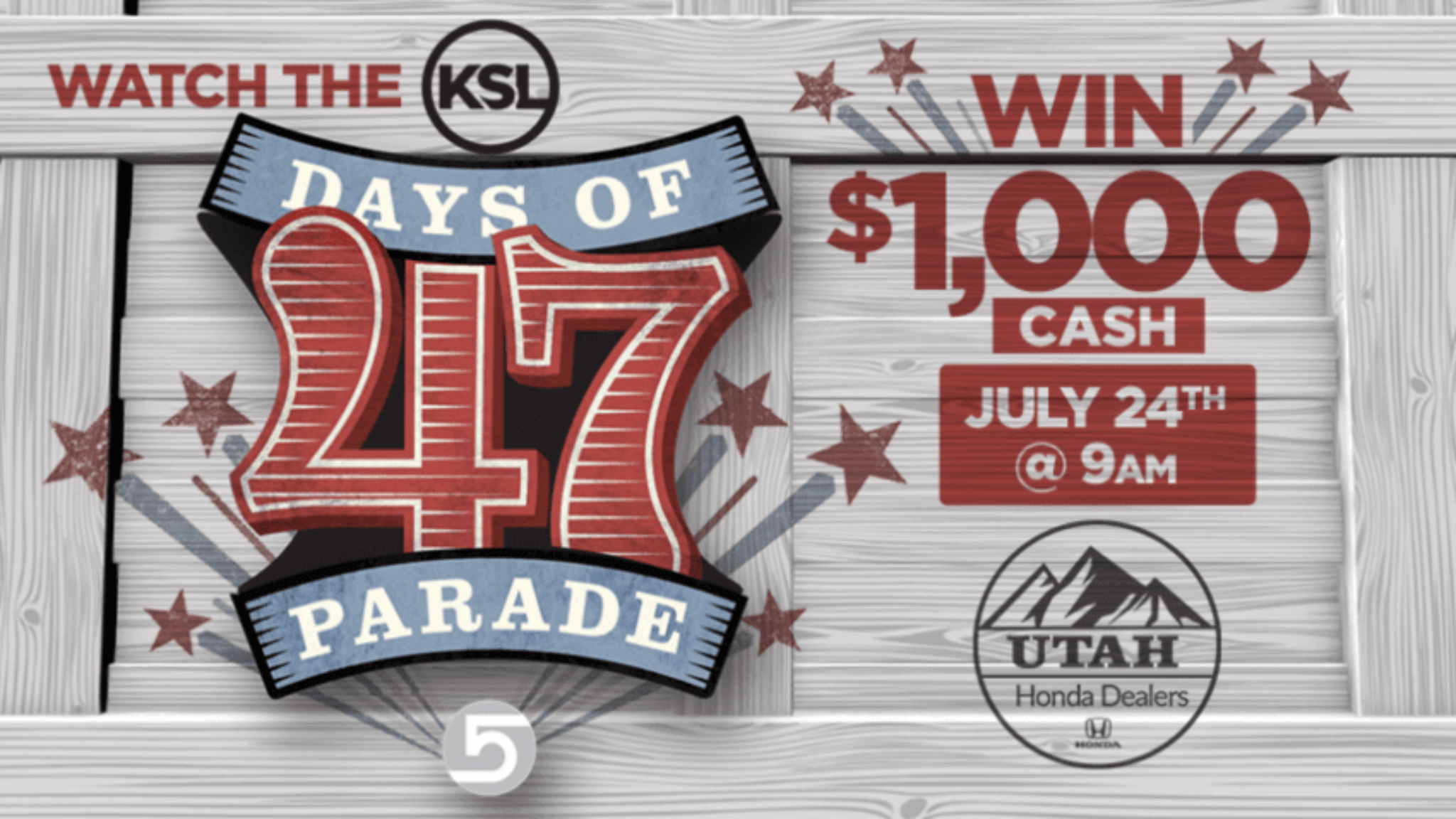 KSL Days of 47 Parade Contest 2024 Keyword