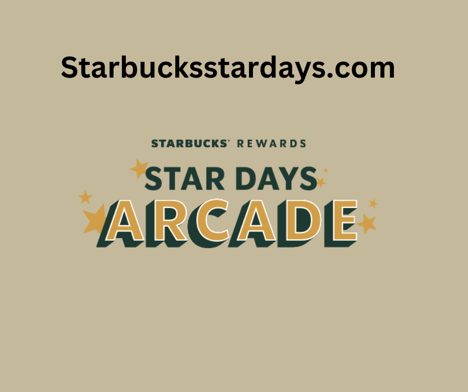 Starbucks Star Days Arcade Game 2022