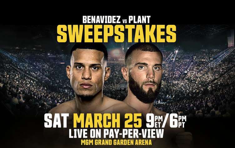 Benavidez vs. Plant Sweepstakes at Ppvsweeps.com