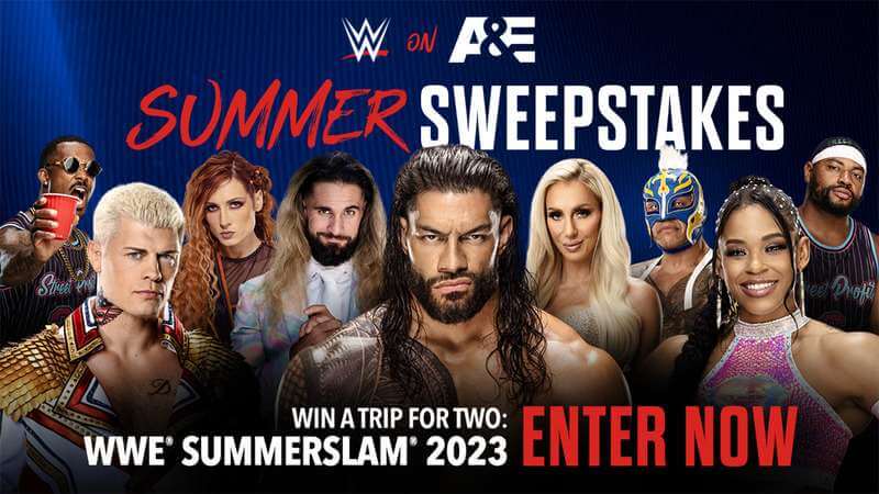 WWE on A&E Summer Sweepstakes 2023