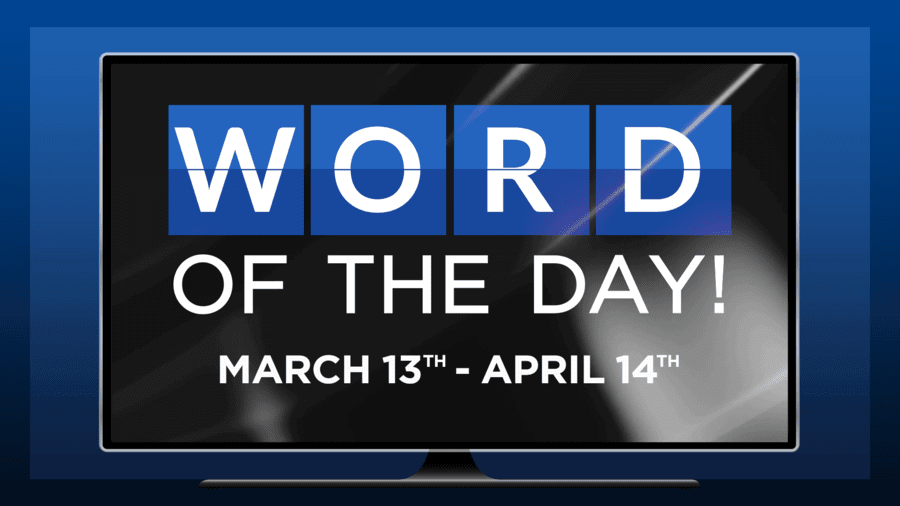 WAFB TV Giveaway word of the day