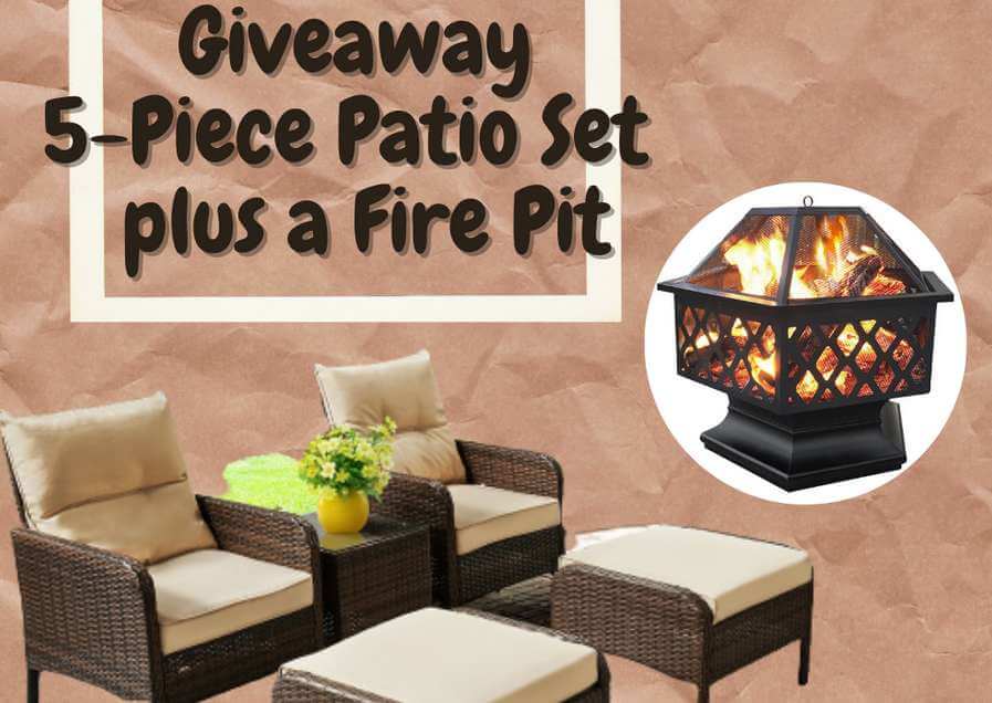 Free Patio Set and Fire Pit Giveaway