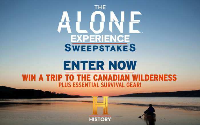 HISTORY Channel Alone Sweepstakes 2023