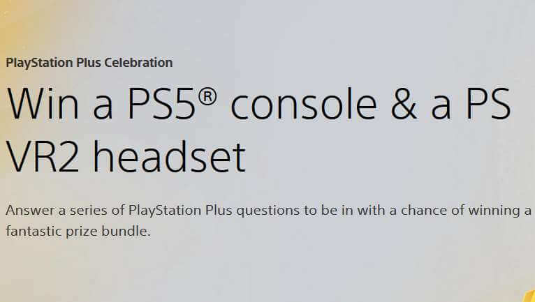 PlayStation Plus Giveaway Answers