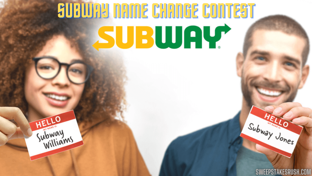 Subway Name Change Contest 2023 - Subwaynamechange.com