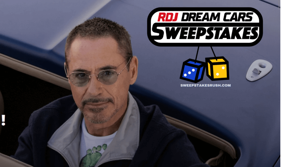 RDJ Dream Cars Sweepstakes 2023 aka Robert Downey Jr. Car Giveaway at Rdjdreamcars.com