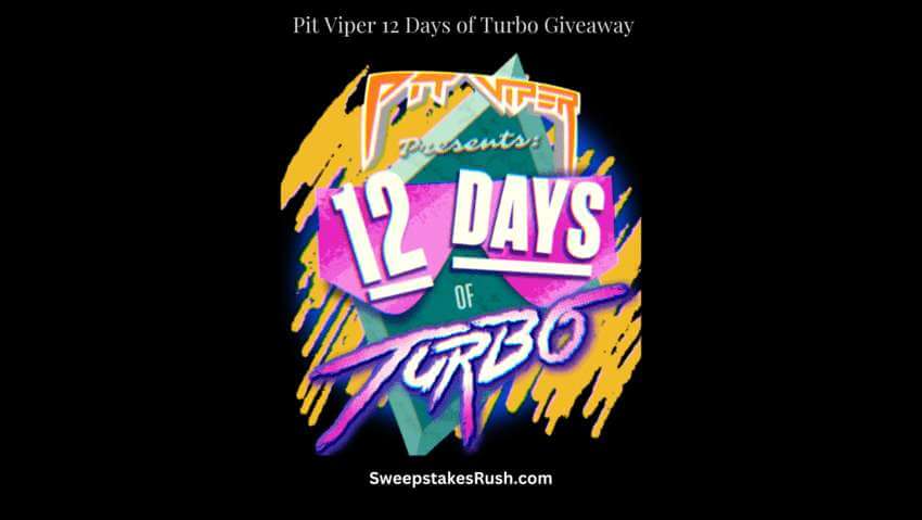 Pit Viper 12 Days of Turbo Giveaway 2023