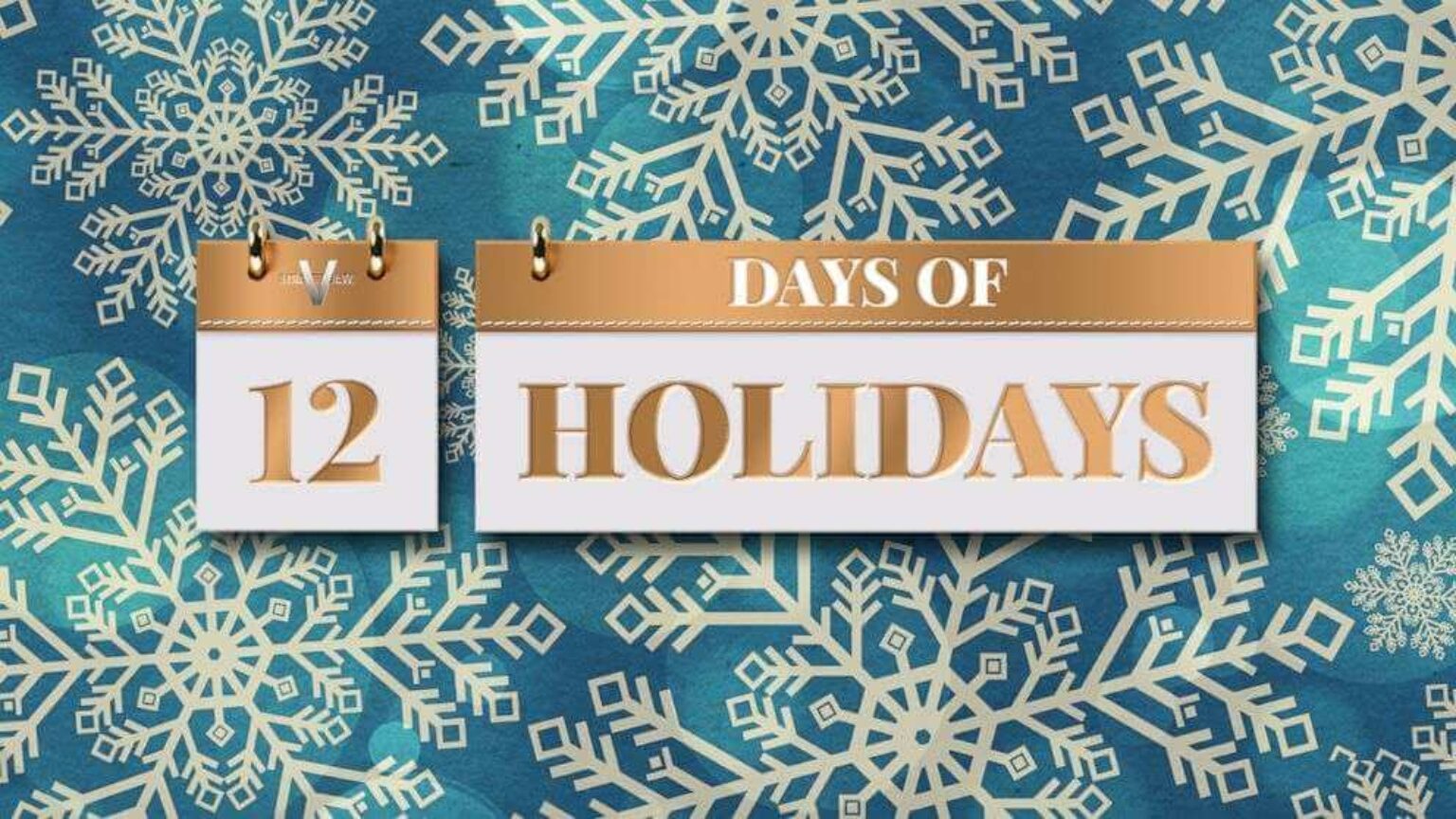 The View 12 days of Christmas Giveaway 2024 (Holiday)