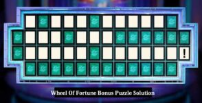 Wheel Of Fortune Bonus Puzzle Answer