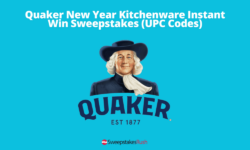 Quaker New Year Kitchenware Instant Win Sweepstakes