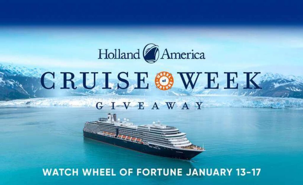 Wheel Of Fortune Holland America Cruise Week Giveaway