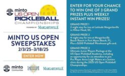 Minto US Open Pickleball Sweepstakes