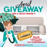 Jennifer Maker Giveaway - Win Cricut Maker 4 Cutting Machine