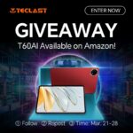 Teclast T60AI Amazon Launch Giveaway